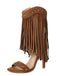 Vintage Tassel Studded Stiletto Boots - vintage fashion, retro style