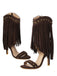 Vintage Tassel Studded Stiletto Boots - vintage fashion, retro style