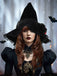 Vintage Wizard Witch Pointed Halloween Hat - vintage fashion, retro style