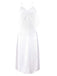 White 1930s Sheer Mesh Lace Nightdress Set - vintage dress, retro fashion, pure white