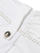 White 1930s Solid Chain Embellished Halter Jumpsuit, vintage romper, retro jumpsuit - perfect for women who love vintage and retro fashion