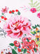 White 1940s Floral Lapel Patchwork Dress: where 1940s romance meets her modern spirit