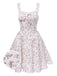 1940s Lace Trim Small Floral | 1940s | vintage dress, retro fashion