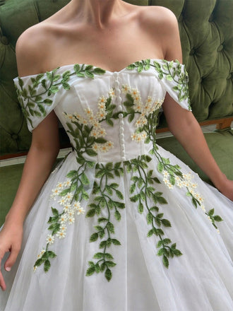 White 1950s Floral Vintage Classic Dress 6