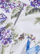 White 1950s Floral Vintage Classic Top 4