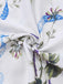 White 1950s Floral Vintage Classic Top 5