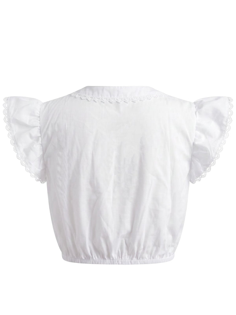 White 1960s Cami Vintage Classic Top 2