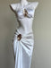 White 1950s 3 Piece Bikini Set 4