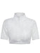 White 1950s Lace Patchwork Top