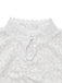 White 1950s Lace Patchwork Top 3