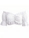 White 1950s Lace Vintage Classic Top