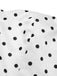 White 1950s Off-Shoulder Polka Dots Dress, vintage dress, retro fashion, rockabilly, pin-up fashion - perfect for women who love vintage and retro fashion
