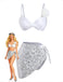 White-1950s-Rose-Satin-Finish-Bikini-Set-Cover-Up, vintage, retro, swimwear