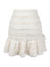 White 1960s French Ballet Solid Swing Skirts, vintage skirt, retro style - perfect for women who love vintage and retro fashion