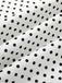 White 1960s Polka Dot Button Pencil Dress: beautiful vintage dress, retro fashion, elegant style with timeless appeal