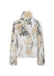 White 1980s Leopard Print Faux Fur Jacket - vintage fashion, retro style, pure white