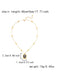 White Beading Chain Rose Flower Pendant Necklace - vintage fashion, retro style, pure white