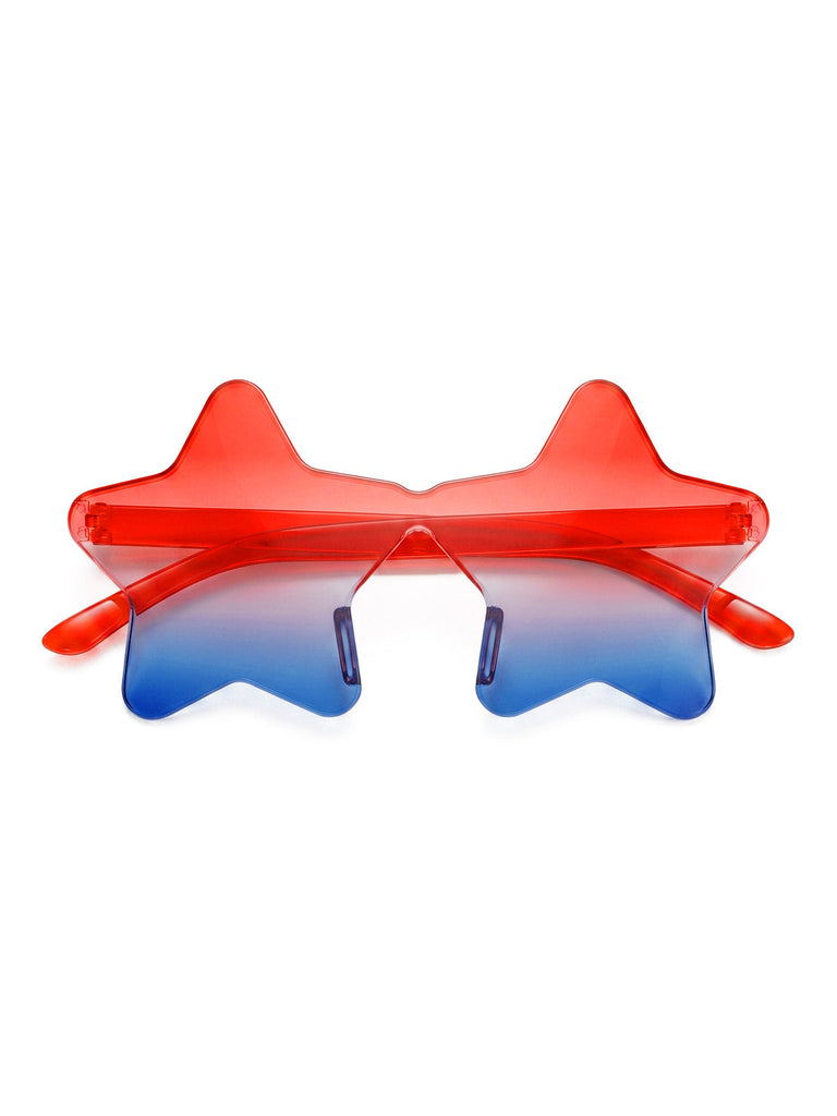 White Independence Day Decorative Party Sunglasses 2