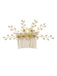 White Pearl Crystal Floral Hair Accessories - vintage fashion, retro style for vintage lovers