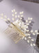 White Pearl Crystal Floral Hair Accessories - vintage fashion, retro style for vintage lovers