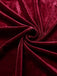 Wine Red 1940s Long Sleeves Velvet Ruched Dress, vintage dress, retro fashion - perfect for women who love vintage and retro fashion