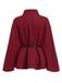 Wine Red 1960s Solid Belted Cloak Coat, vintage coat, retro outerwear - perfect for women who love vintage and retro fashion