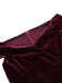 Wine Red 1960s Velvet Bodycon Dress: timeless style reimagined