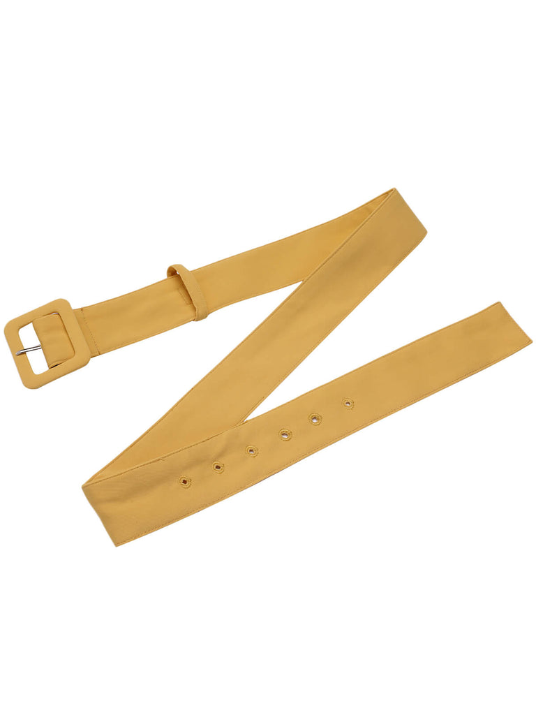 Close-up: 1950s Yellow 1950s Sunflower Halter Romper, perfect for vintage themed parties and retro fashion enthusiasts