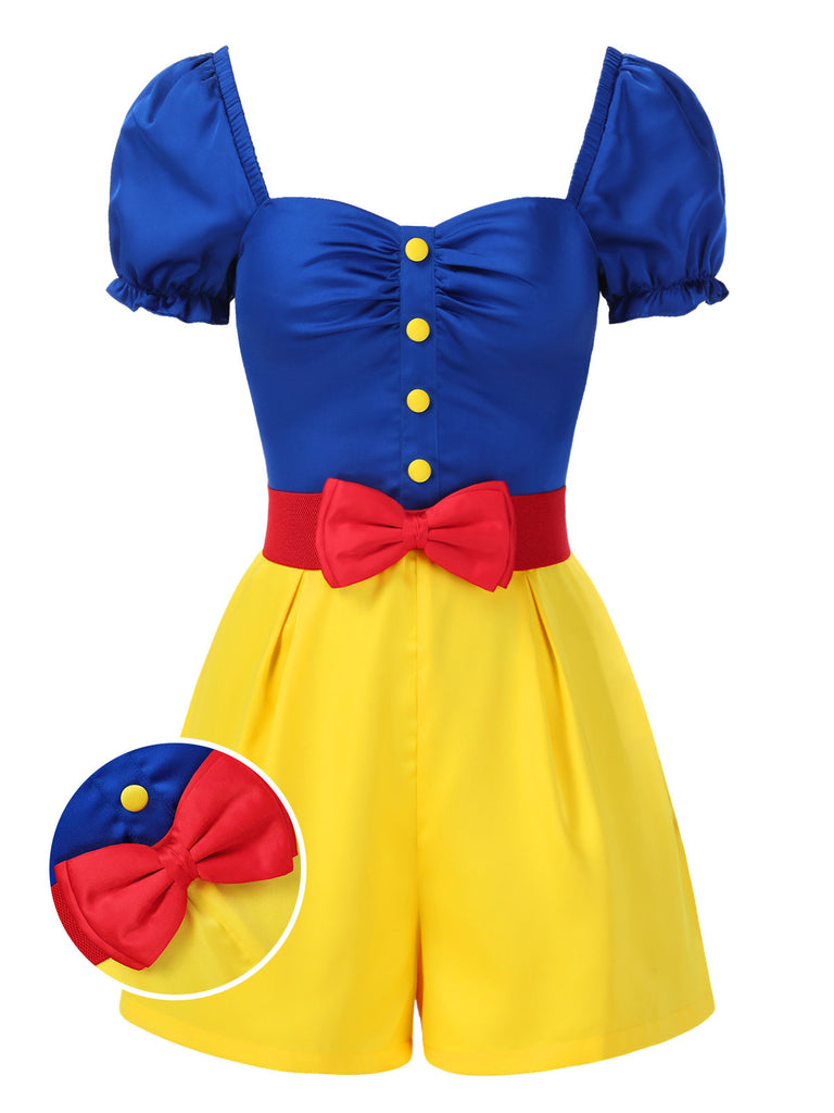 1950s Sweetheart Collar Bow Belt | 1950s | vintage romper, retro jumpsuit