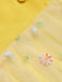 Yellow 1950s V-Neck Daisy Mesh Dress: where 1950s romance meets her modern spirit
