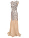 1920s Embroidery Sequin Maxi Dress: timeless style reimagined