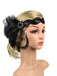 1920s Feather Sequin Headband — vintage elegance for the modern woman