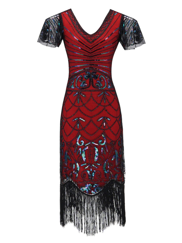 1920s Fringed Flapper Gatsby Dress: timeless style reimagined