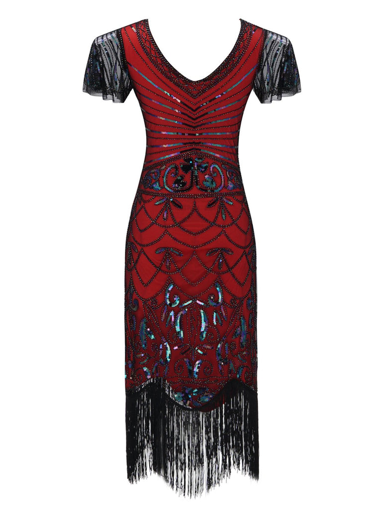 1920s Fringed Flapper Gatsby Dress: timeless style reimagined