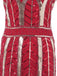 1920s Leaves Sequined Tassel Dress — vintage elegance for the modern woman