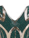 1920s Leaves Sequined Tassel Dress: timeless style reimagined