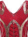 1920s Leaves Sequined Tassel Dress, classic 1920s style elegant retro fashion - Image 21