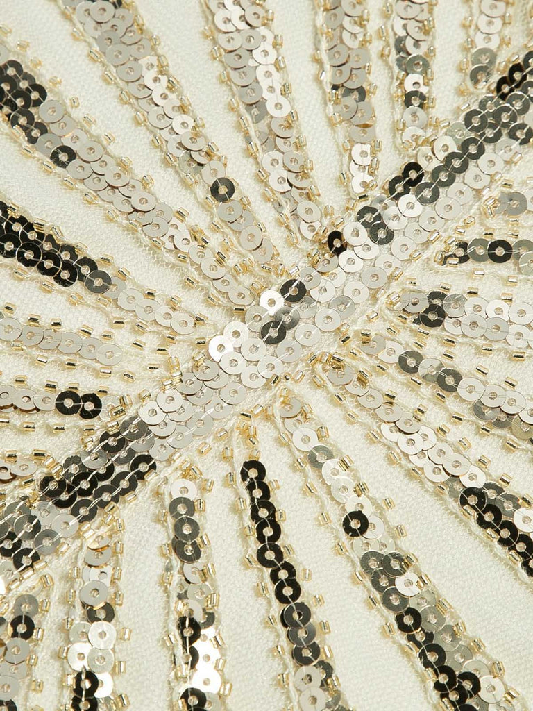 1920s Sequin Art Deco Maxi Dress — classic beauty whispers stories