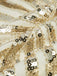 1920s Sequin Art Deco Maxi Dress: elegant vintage style