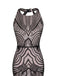 1920s Sequin Backless Formal Dress, classic 1920s style elegant retro fashion - Image 9