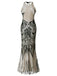 1920s Sequin Backless Formal Dress — vintage elegance for the modern woman