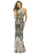 1920s Sequin Backless Formal Dress: timeless style reimagined