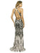 1920s Sequin Backless Formal Dress — vintage elegance for the modern woman