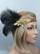 1920s Sequin Feather Flapper Headband — vintage elegance for the modern woman