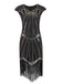 1920s Sequin Fringed Gatsby Dress: timeless style reimagined