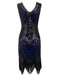 1920s Sequined Flapper Dress: where 1920s romance meets her modern spirit