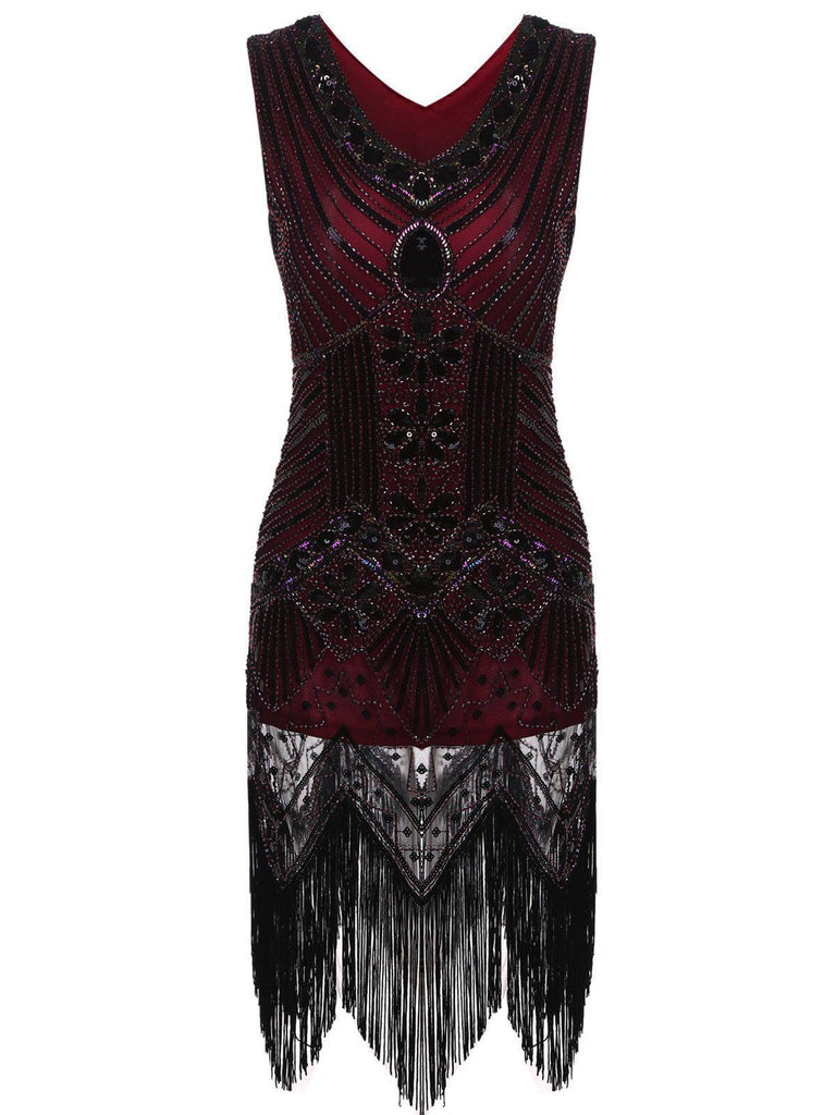 1920s Sequined Fringe Dress: timeless style reimagined