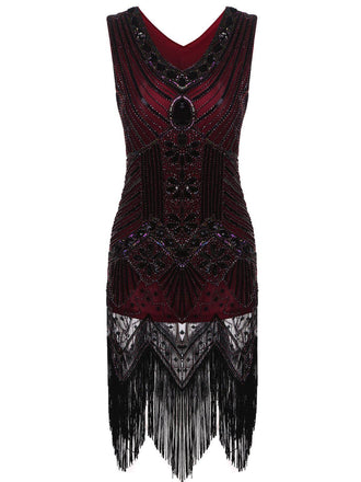 1920s Sequined Fringe Dress: timeless style reimagined