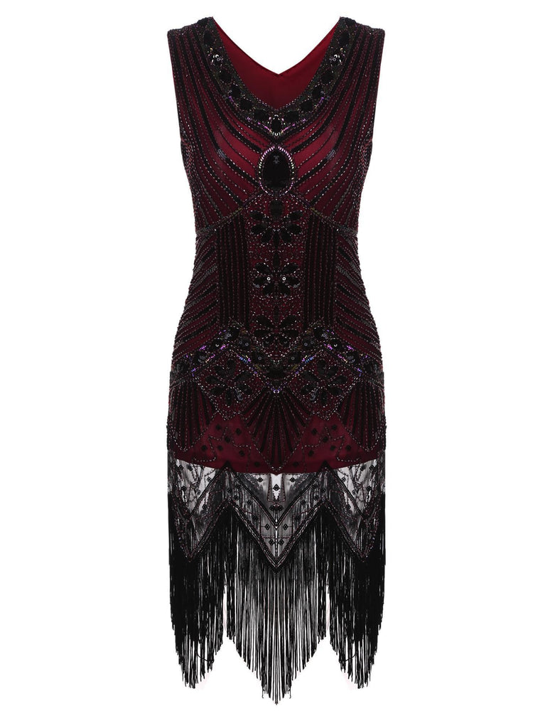 1920s Sequined Fringe Dress — vintage elegance for the modern woman