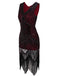1920s Sequined Fringe Dress: timeless style reimagined